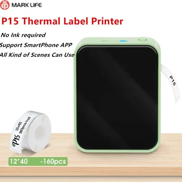 A39a32e32468d4e28a0acb4cb71ed4abbE-4.webp Marklife P15 | طابعة ملصقات حرارية صغيرة لاسلكية