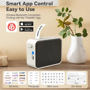 Marklife P15 | طابعة ملصقات حرارية صغيرة لاسلكية