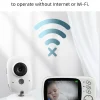 S11ef6e2307344193a9a9cc177e5f7ef1V.webp جهاز مراقبة الأطفال TakTark مع شاشة ورؤية ليلية
