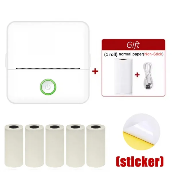 S1c3a058191b948f39dae95d48cbf81bfc.webp طابعة ملصقات حرارية محمولة X6 Mini