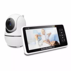 S9e3eb1cd6a8d4d71aa06654bd5b4c759P.webp كاميرا مراقبة أطفال مع شاشة بحجم 5 بوصة V50