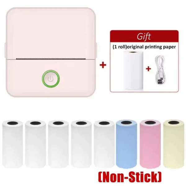 Sa9fdc7d956eb4032b7f94de18fa446ddP.webp طابعة ملصقات حرارية محمولة X6 Mini