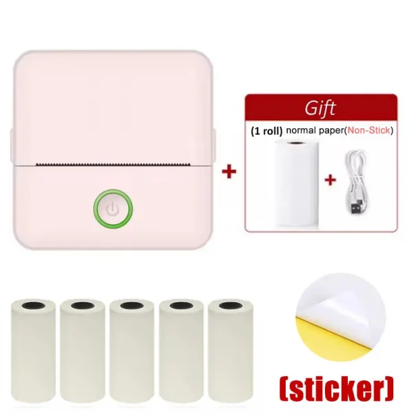 Sc6d40b459319445d93229f679bb9d41cJ.webp طابعة ملصقات حرارية محمولة X6 Mini