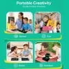 Sf4f0bdb1c04d4bd7a14dc4f641fee094k.webp لوح كتابة ورسم إلكتروني محمول | مناسب للأطفال من 3 إلى 8 سنوات